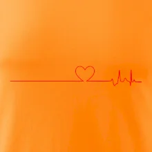 Poker EKG srdce červené