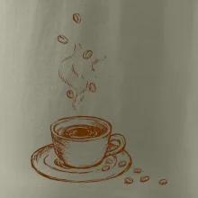 Hrnček plný čerstvej kávy