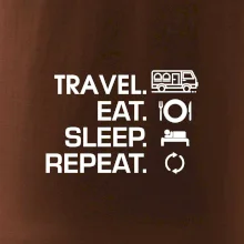 Eat sleep travel - Van
