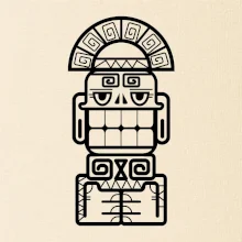 Mayovia - socha so zubami