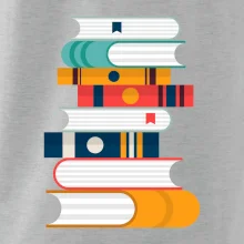 Knihy flat design Knihy flat design