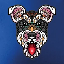 Knírač hlava barevná