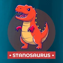 Dinosaurie mená - oranžový dinosaurus Dinosaurie mená - oranžový dinosaurus