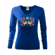 Folklór - dva farebné vtáčiky