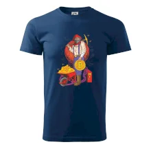 Baník ťaží Bitcoiny