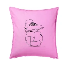 Futbalová lopta kopačka jedným ťahom Futbalová lopta kopačka jedným ťahom