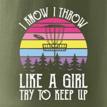 Disc golf i know i throw