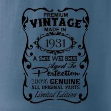 Vintage Etiketa - 1931