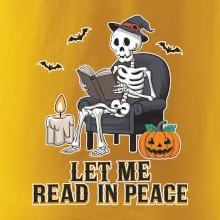 Let me read in peace