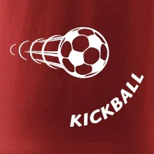 Kickball nápis šikmo