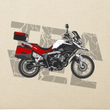 Cestovná enduro červená Cestovná enduro červená