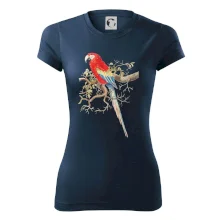 Papagáj  na listnatom strome