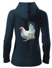 Sliepka kreslená biela