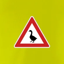 Dopravná značka - Pozor hus Dopravná značka - Pozor hus