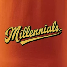 Generace Y - Millennials žlutý nápis