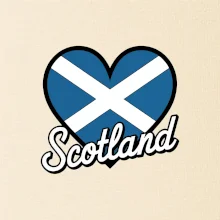Scotland Srdce s vlajkou