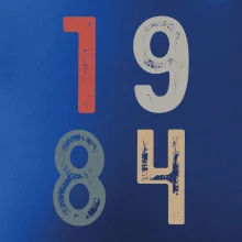 Vintage číslica 1984 Vintage číslica 1984