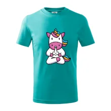 Yoga fučiaci jednorožec