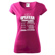 Hodinová mzda - opravár