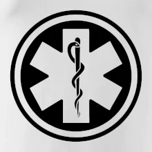 Rescue logo samostatné guľaté