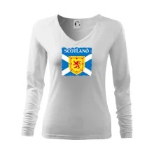 Škótska vlajka s erbom leva Škótska vlajka s erbom leva