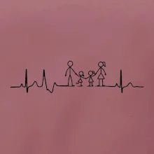 EKG rodina a dve dievčatá