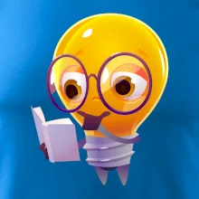 Žiarovka premýšľa nad knihou