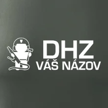 DHZ postavička - vlastný nápis DHZ postavička - vlastný nápis