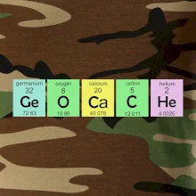 Geocache - periodická tabuľka