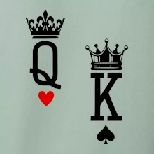 King & Queen logo na prso