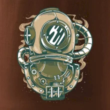 Starý potápačský skafander