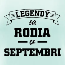 Legendy sa rodia v septembri