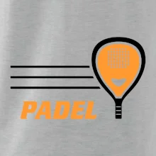 Padel - oranžová raketa