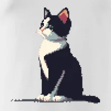 Mourovatá mačka pixel