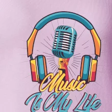 Music is my life slúchadlá