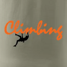 Climbing písací text