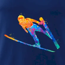 Skokan na lyžiach splash