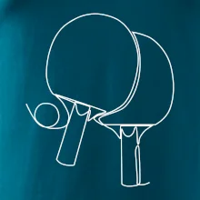 Rakety na stolný tenis jedným ťahom