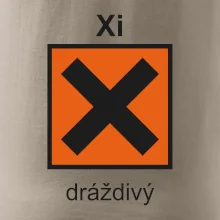 Xi Dráždivý - Výstražná tabuľka na tričku