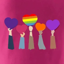 LGBT ruky srdce