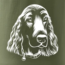 Kokeršpaniel - hlava kreslená