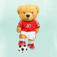 Futbalista medvedík číslo Futbalista medvedík číslo