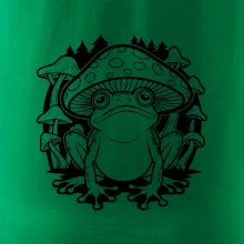 Goblincore čierna hubožaba