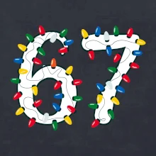 67 vianočné osvetlenie