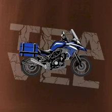 Cestovná enduro modrá