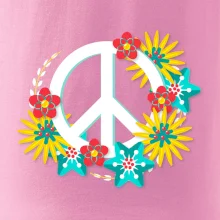 Peace symbol abstraktný