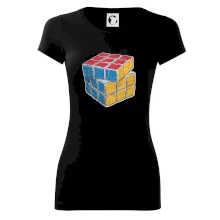 Rubikova kocka kreslená