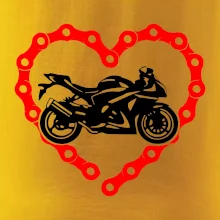 Moto srdce reťaz - superšport Moto srdce reťaz - superšport