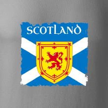 Škótska vlajka s erbom leva