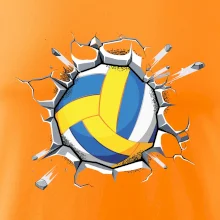 Volejbal lopta v triku Volejbal lopta v triku